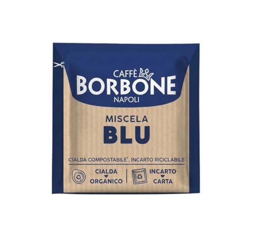 Caffè Borbone Espresso Paper Pods, Blue Blend, Balanced and Full-Bodied, Medium Roast ESE Pods, Authentic Italian Espresso - 150 Count