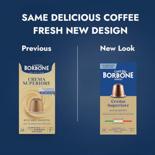 Caffè Borbone Espresso Intenso Aluminum Capsules Compatible with Nespresso Original Machines, Dark Roast, 100 Count