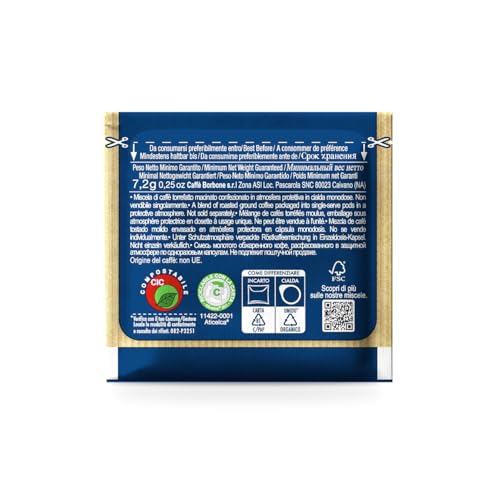 Caffè Borbone Espresso Paper Pods, Blue Blend, Balanced and Full-Bodied, Medium Roast ESE Pods, Authentic Italian Espresso - 150 Count