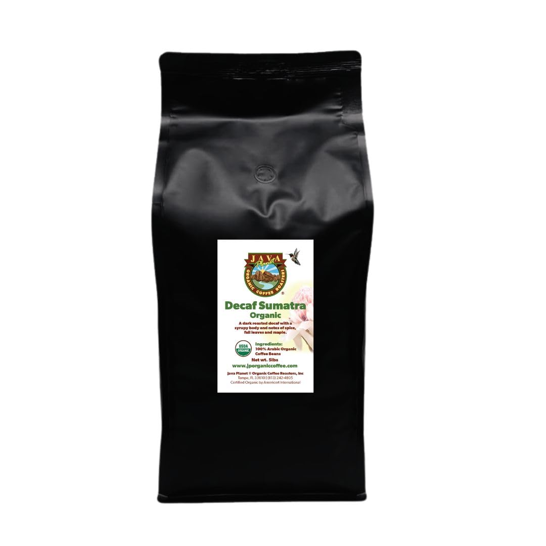 Java Planet Low Acid Organic Espresso Whole Bean Coffee 16oz
