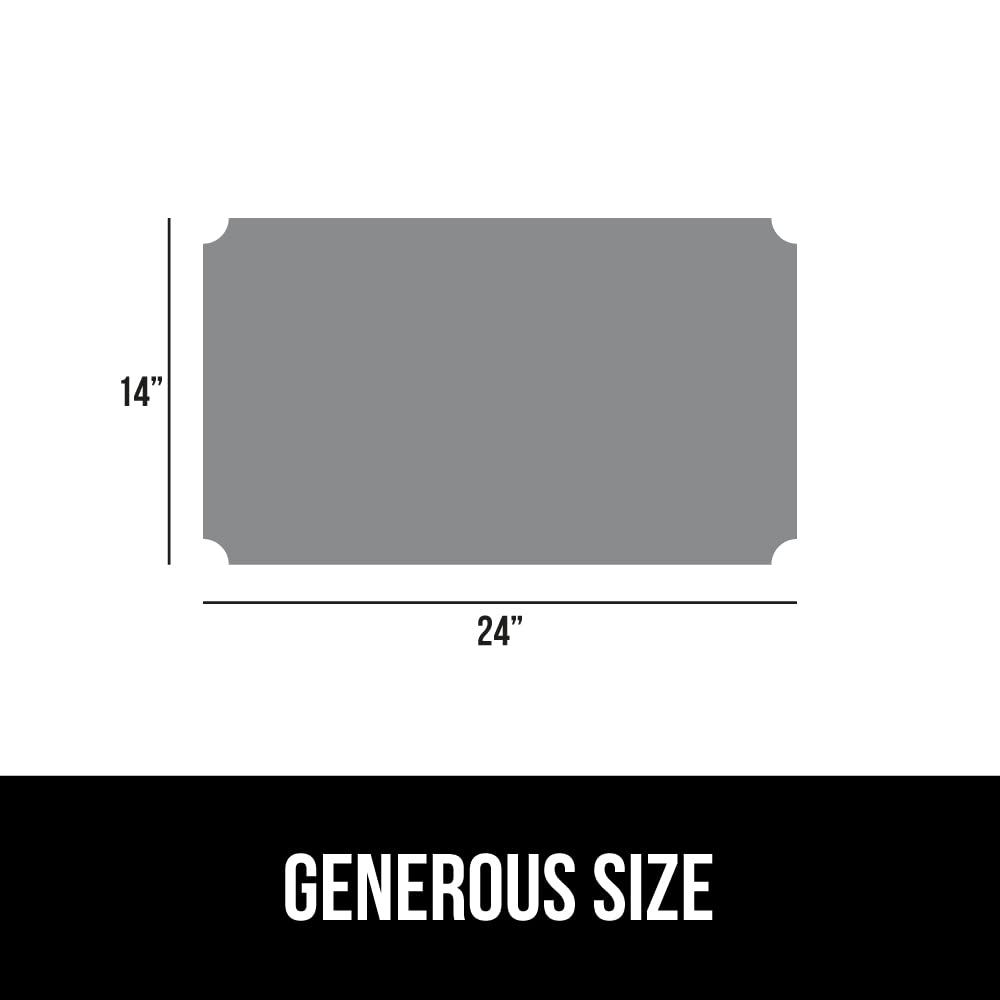 GORILLA GRIP ShelfGuard Wire Shelf Liner Compatible with Amazon Basics Shelving Unit, Set of 4 Waterproof Liners for Organizing Metal Rack Shelves, Kitchen Cabinets, Cupboard, Pantry, 14x36 Clear