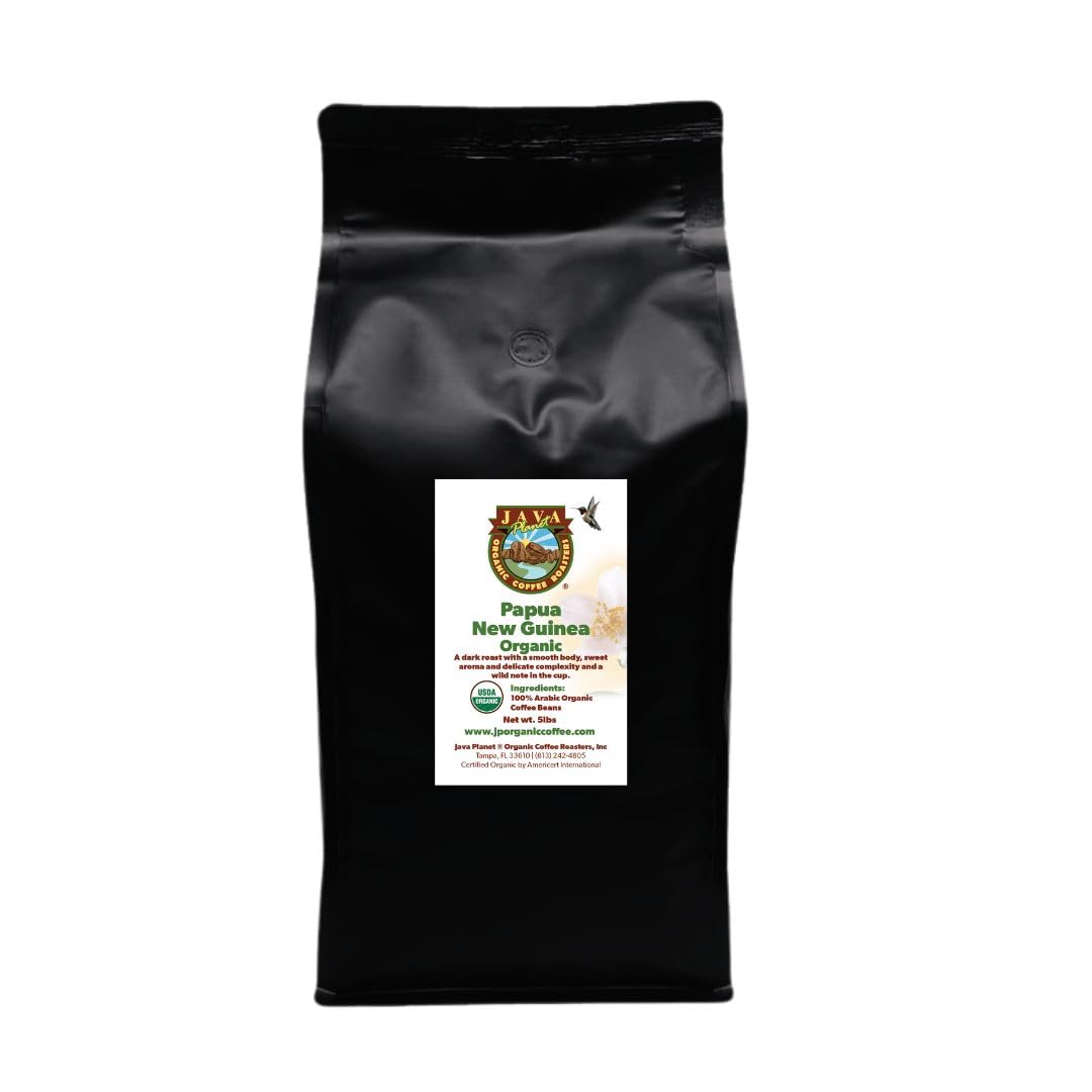 Java Planet Low Acid Organic Espresso Whole Bean Coffee 16oz