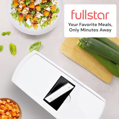 Fullstar The Original Pro Chopper - Vegetable Chopper and Spiralizer, Food Chopper with Container, Fruit Slicer, Kitchen Gadgets & Gifts, Home Essentials (4 in 1, White)