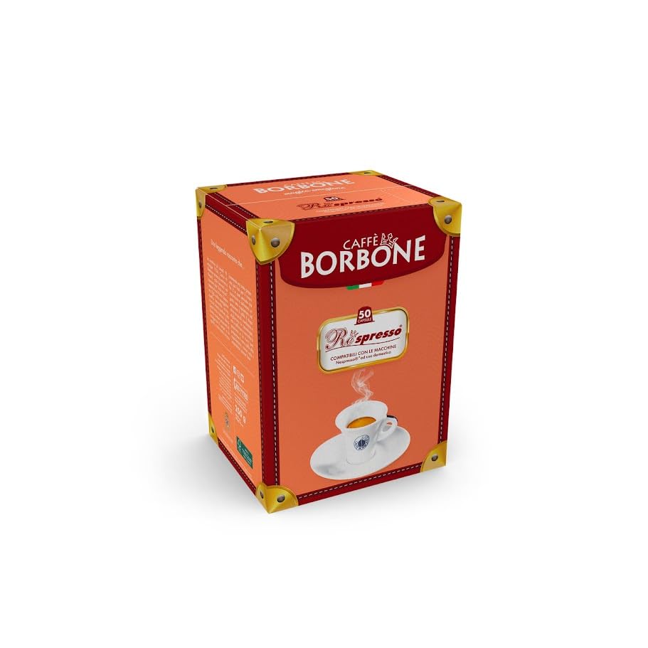 Caffè Borbone Blue Blend Nespresso Compatible Espresso Coffee Pods, 100 Count Espresso Pods