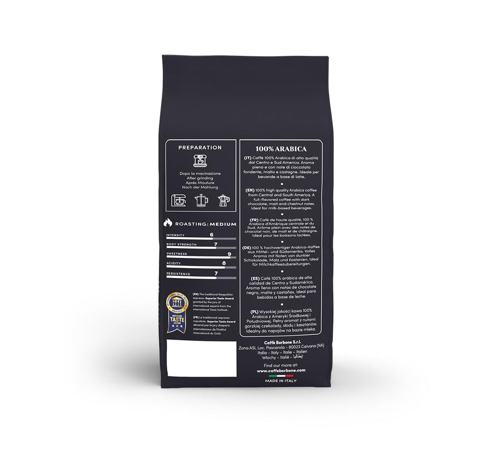 Caffè Borbone Crema Superiore Whole Bean Coffee, Arabica and Robusta Blend, Medium Roast, 2.2 lb Bag (Pack of 1)