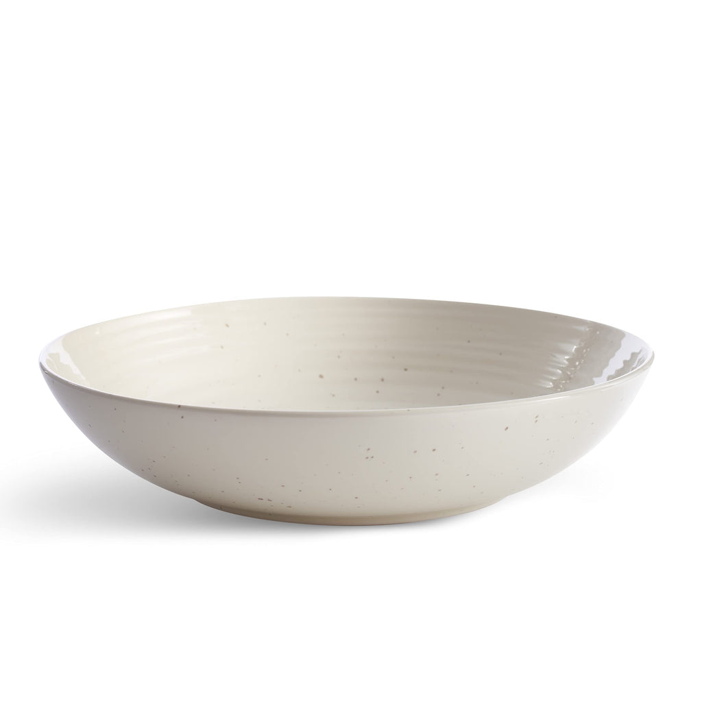 Sango Siterra Painter's Palette 16-Piece Stoneware Dinnerware Set - Service for 4, Ceramic Plates and Bowls Sets, Chip Resistant, Rustic Dishware, Microwave & Dishwasher Safe Kitchen Dishes