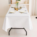 KINGSTONE Tablecloth 60 × 108 Inch, Table Cover for Dining Tables, Buffet Parties and Camping