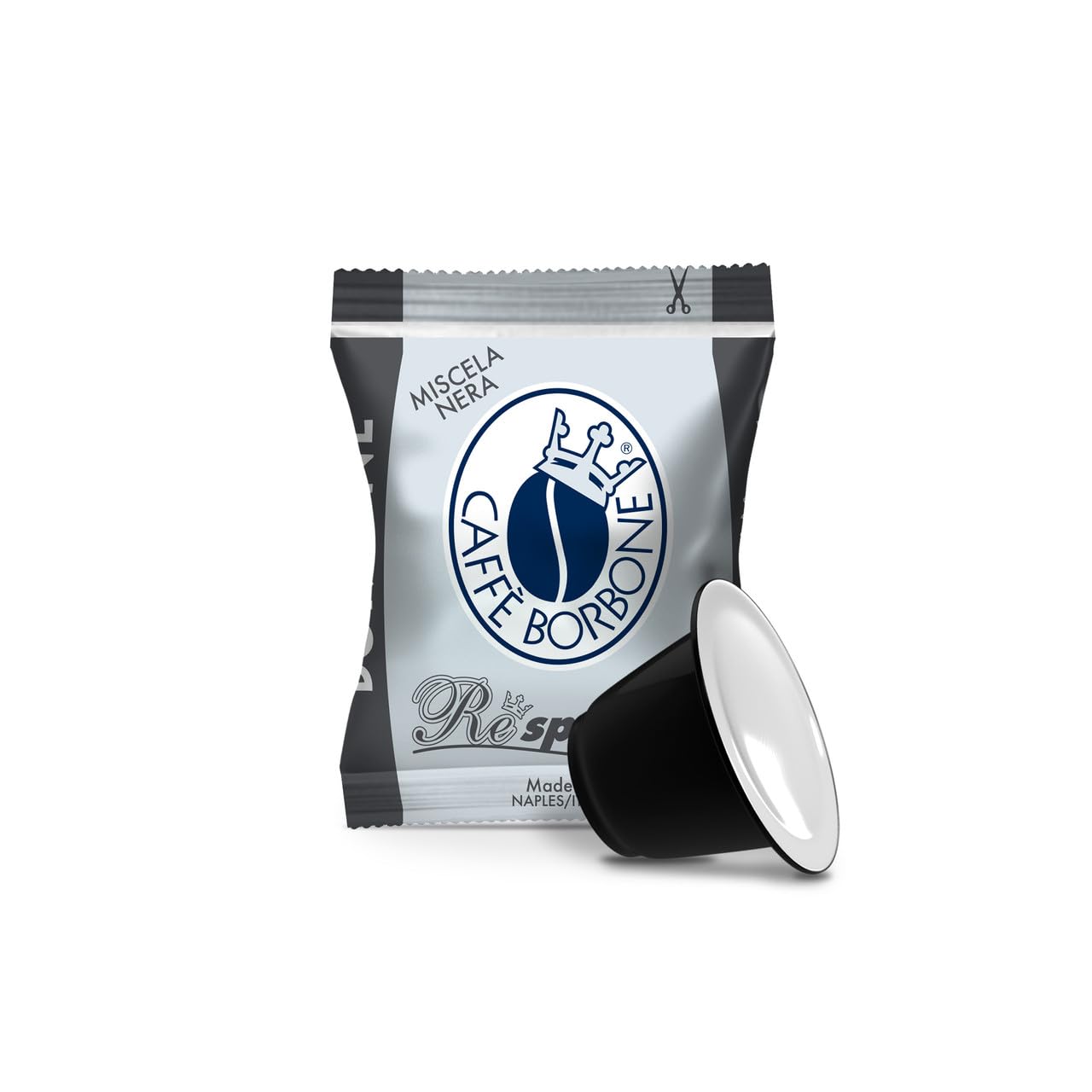 Caffè Borbone Blue Blend Nespresso Compatible Espresso Coffee Pods, 100 Count Espresso Pods