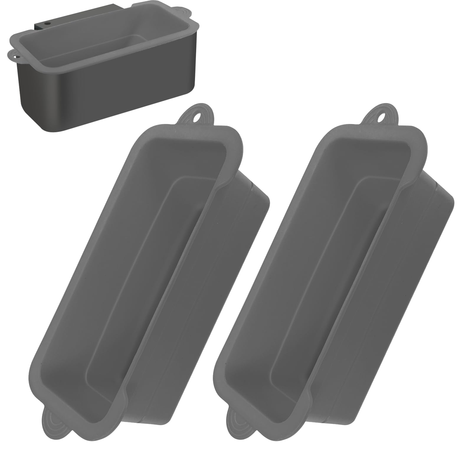 Silicone Grease Cup Liners for Blackstone 36 28 22 17 Inch Griddle, 2 Pack Reusable Grease Catcher Liner Grill Grease Tray Accessories for Blackstone
