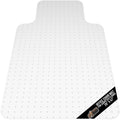 GORILLA GRIP Slip Resistant Clear Office Chair Mat for Carpet Floors, 36x48 Smooth Rolling Glide Under Desk, Heavy Duty Plastic Computer Mats and Carpeted Floor Protector, Work and Gaming Chairs