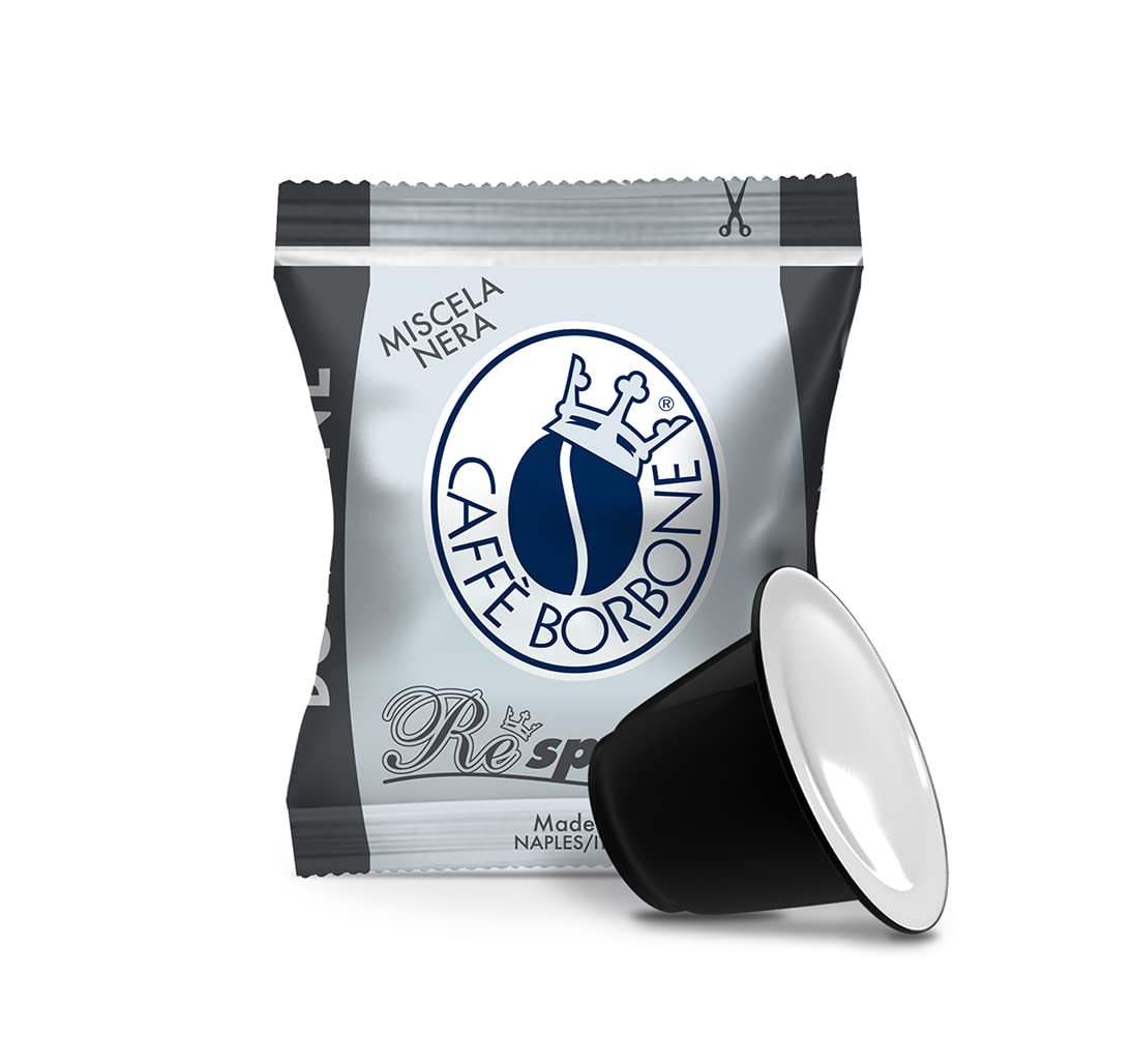 Caffè Borbone Blue Blend Nespresso Compatible Espresso Coffee Pods, 100 Count Espresso Pods
