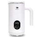 Milk Frother, Electric Milk Frother and Steamer 4 in 1 Automatic Coffee Steamer Frother, 11.8OZ / 350ML Warm and Cold Foam Frother for Coffee,Latte, Cappuccino, Macchiato, Hot Chocolate (White)