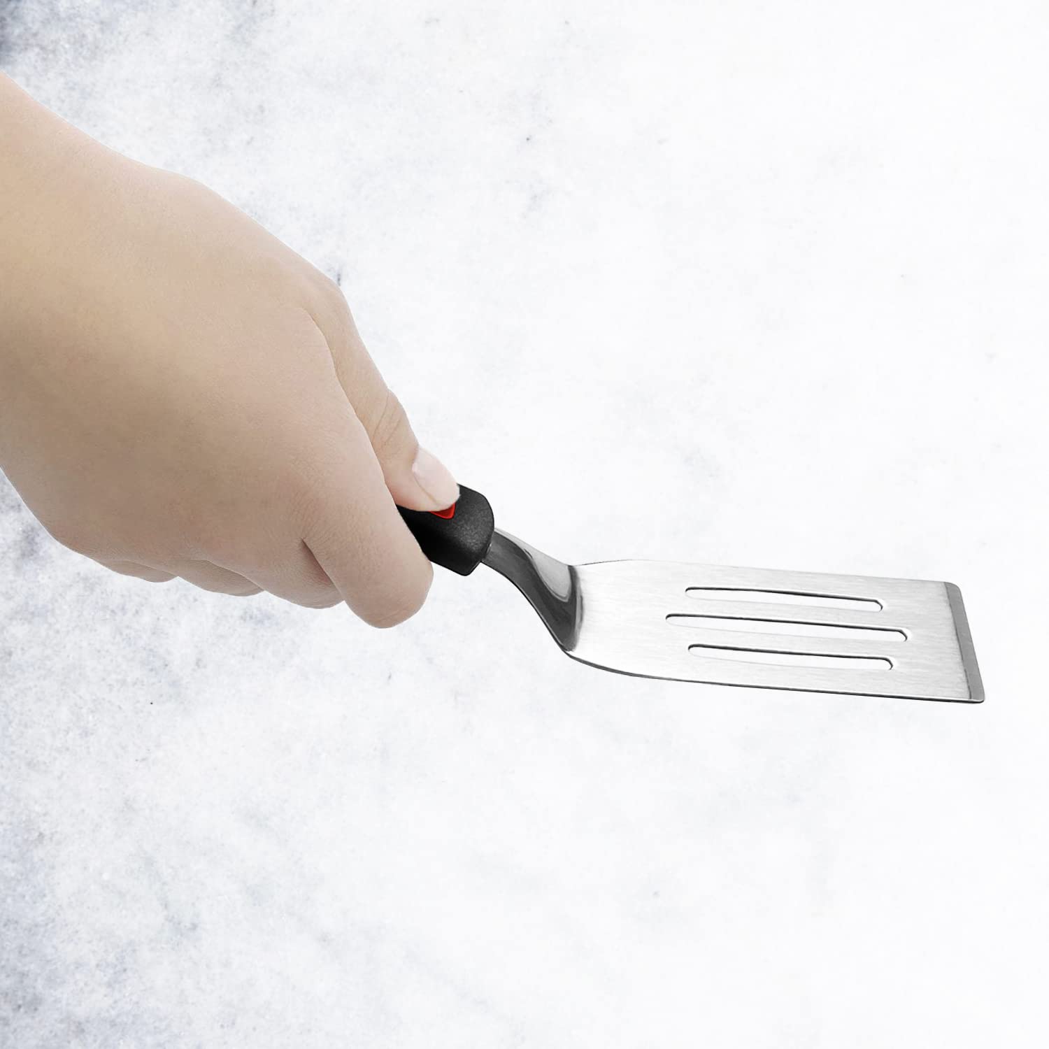 Professional Mini-Serving Spatula Set, Stainless Steel Cutter and Serve Turner for Serving, Flipping or Cooking, Ideal for Brownies, Tiramisu, Cakes, Lasagna or Cookie etc.