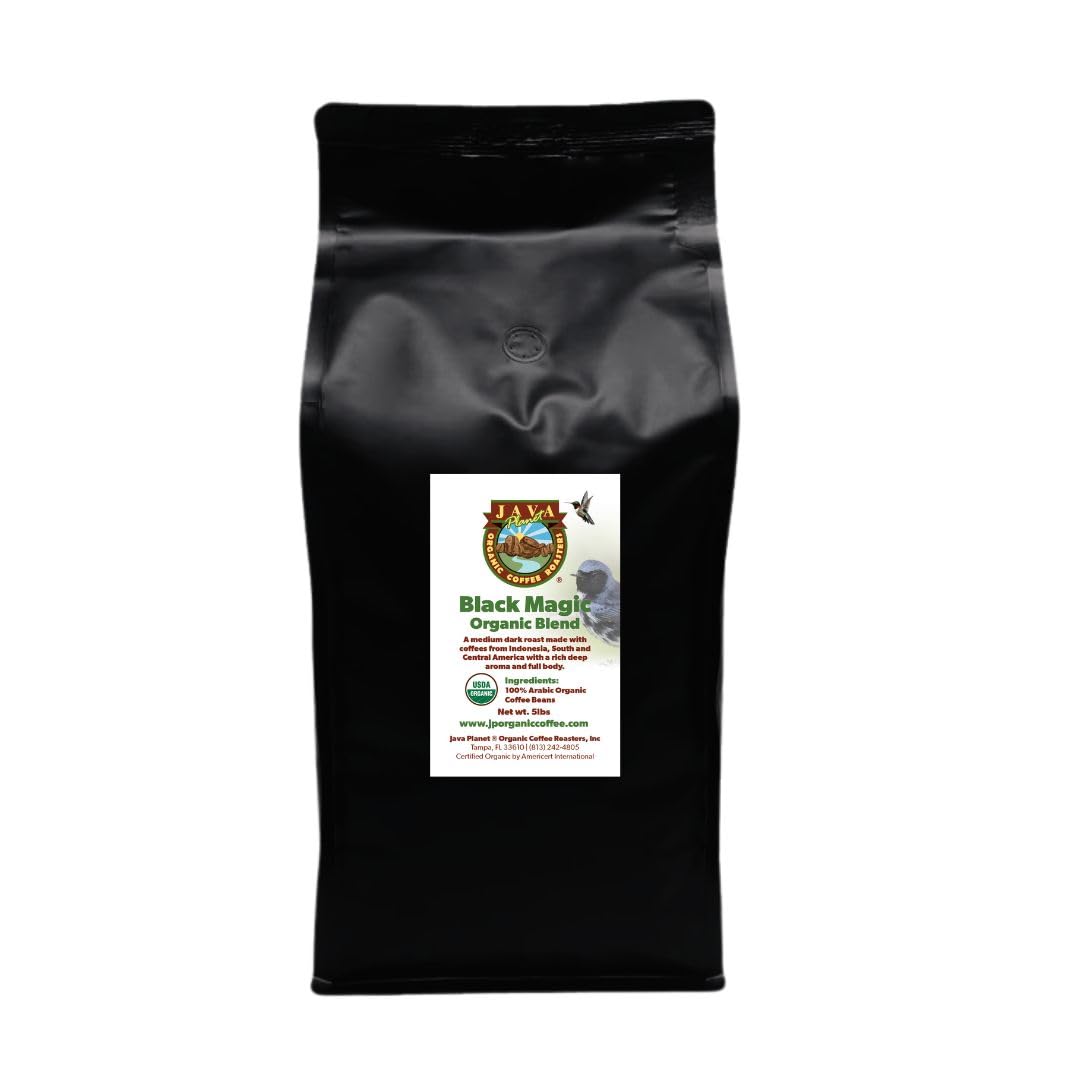 Java Planet Low Acid Organic Espresso Whole Bean Coffee 16oz