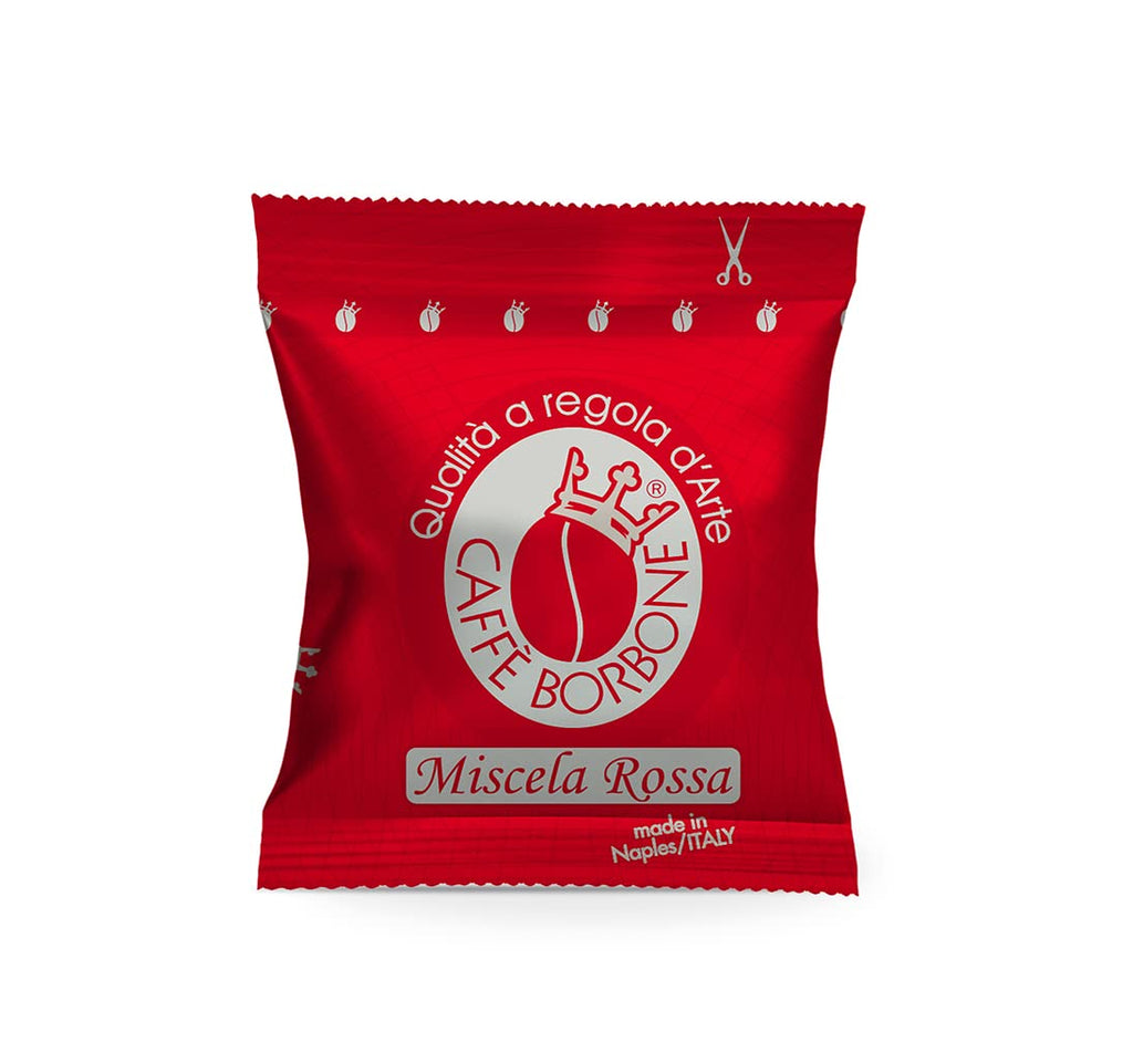 Caffè Borbone Compatible Lavazza Espresso Point 100 Coffee Pods, Blue Blend with Refined Taste, Powerful Character and Intense Aroma, Roasted and Freshly Packaged in Italy