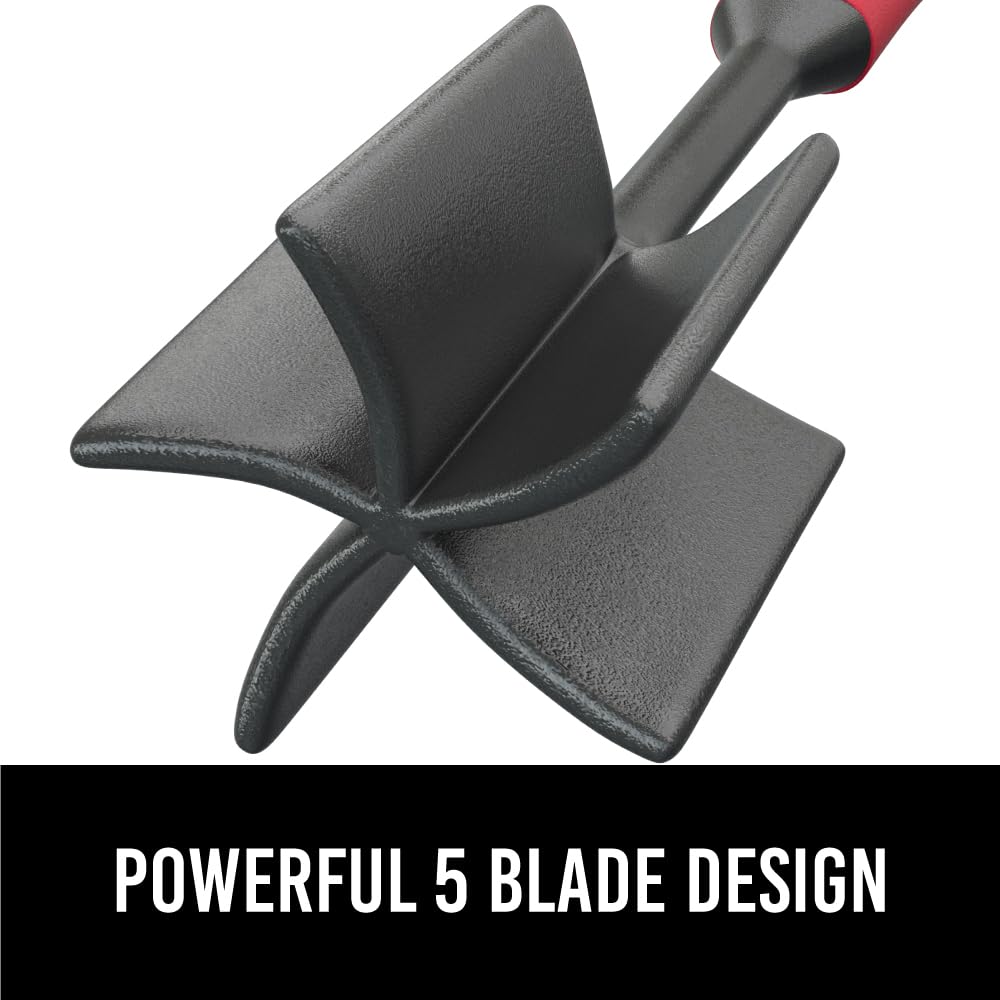 GORILLA GRIP BPA-Free Patented Dual-Sided Meat Tenderizer Tool, Soft Comfortable Handle, Heavy Duty Kitchen Mallet for Steak, Beef, Cutlets, Commercial Grade Chicken Pounder, Dishwasher Safe, Black