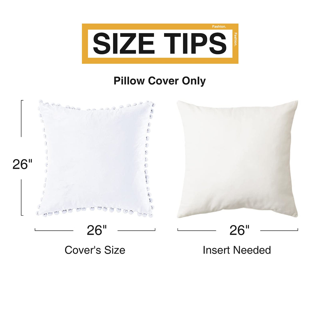 Top Finel Blush Pink Throw Pillow Covers 18x18 Inches for Couch Aesthetic Decorative Sofa Pillow Covers Set of 2 Soft Velvet Cushion Cover Pillow Cases with Pom-poms for Bedroom Livingroom Office Car