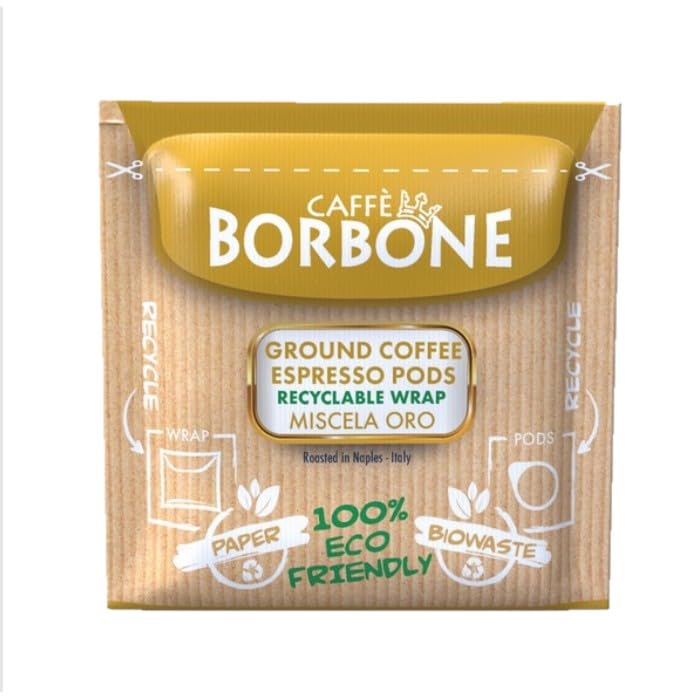 Caffè Borbone Espresso Paper Pods, Blue Blend, Balanced and Full-Bodied, Medium Roast ESE Pods, Authentic Italian Espresso - 150 Count