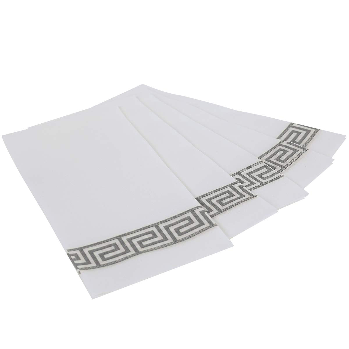 Vplus 200 PACK Guest Towels Disposable Bathroom, Decorative Bathroom Napkins, Soft and Absorbent Disposable Dinner Napkins Cloth Like for Kitchen, Parties, Weddings, Christmas Party（Gold)