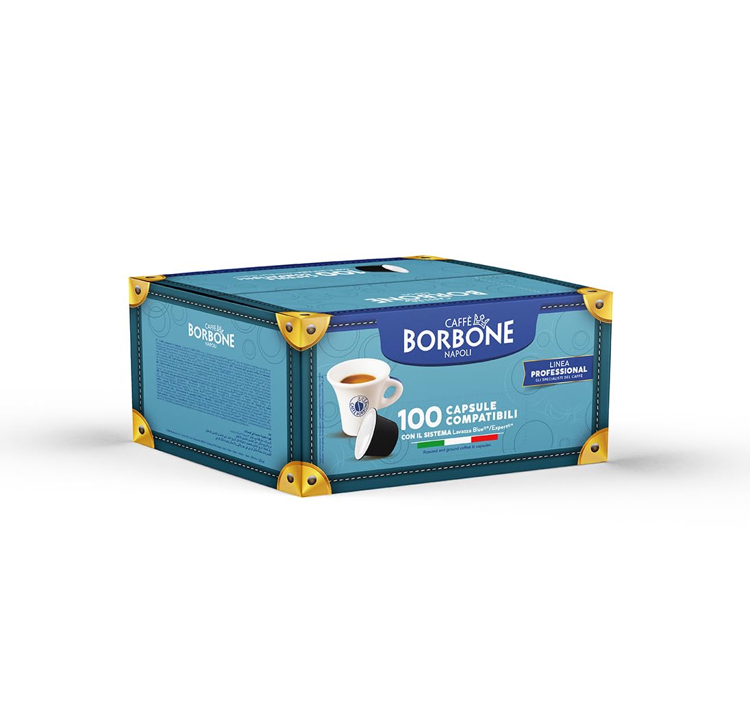 Caffè Borbone Red Blend Medium Roast 100 Capsules Compatible with Lavazza®* Blue®* and Lavazza®* in Black®* Machines