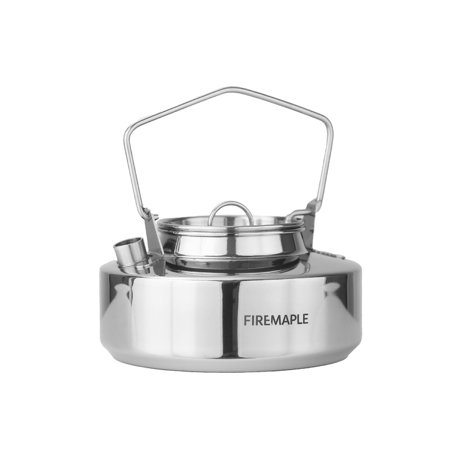 Fire-Maple Antarcti Portable 1.2 Liter Lightweight Stainless Steel Camping Kettle | Durable and Portable Camp Tea Pot | Ideal for Bushcraft and Outdoor Campfire Use
