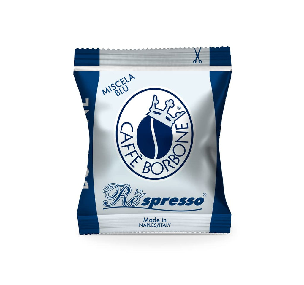 Caffè Borbone Blue Blend Nespresso Compatible Espresso Coffee Pods, 100 Count Espresso Pods