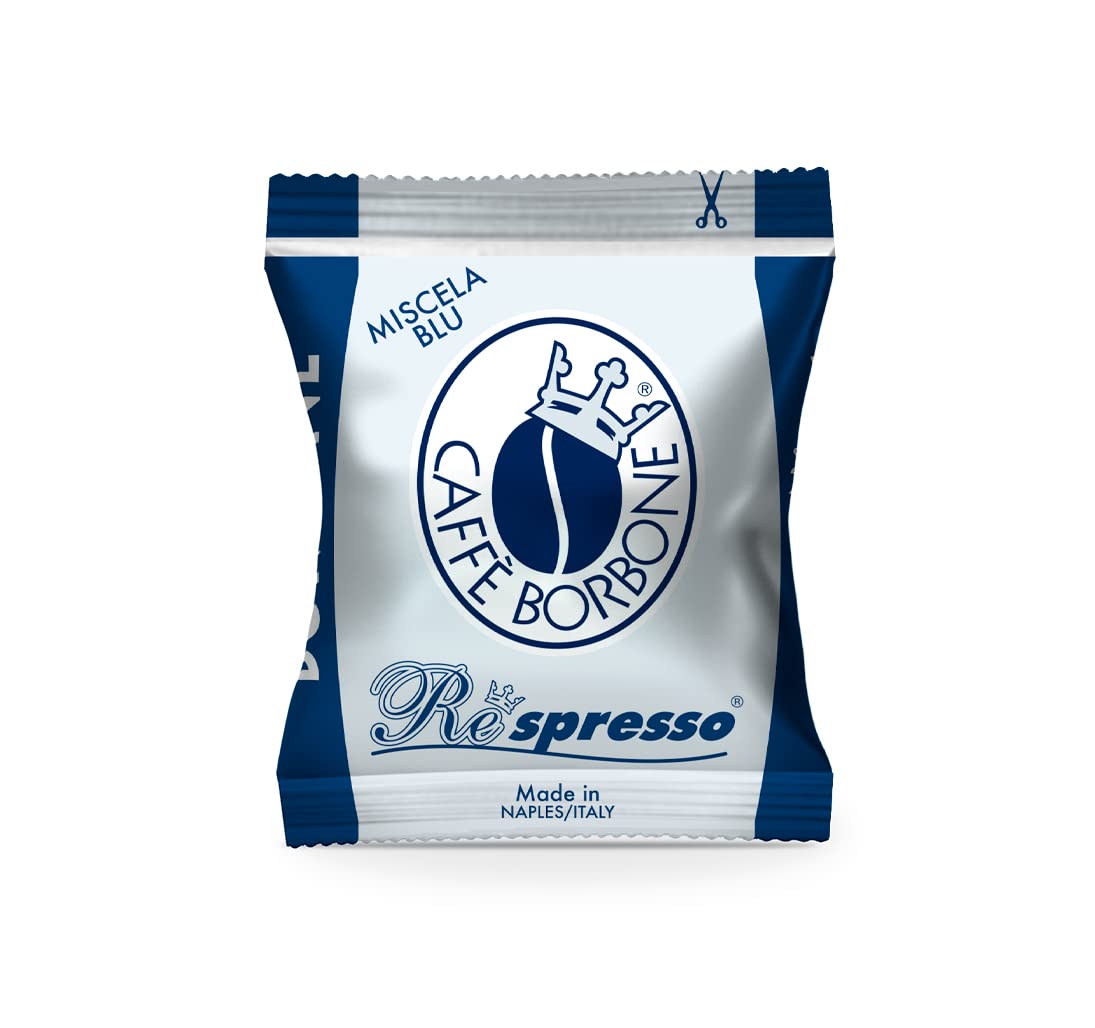 Caffè Borbone Blue Blend Nespresso Compatible Espresso Coffee Pods, 100 Count Espresso Pods