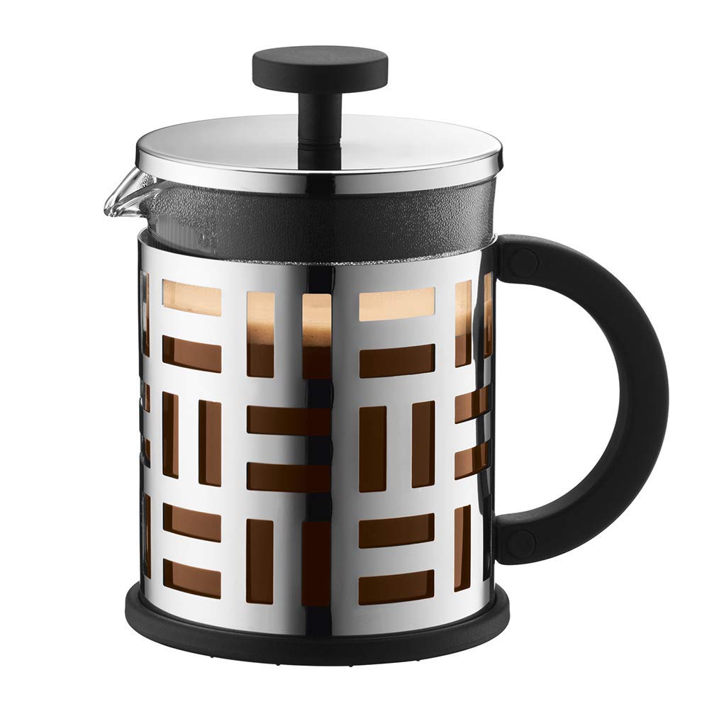 Bodum 34oz Pour Over Coffee Maker, High-Heat Borosilicate Glass with Reusable Stainless Steel Filter and Cork Grip - Made in Portugal