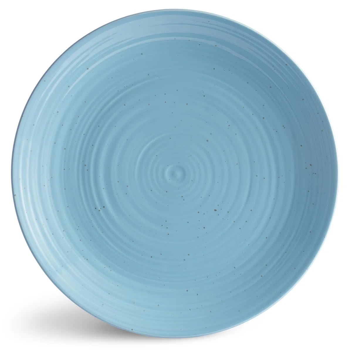 Sango Siterra Painter's Palette 16-Piece Stoneware Dinnerware Set - Service for 4, Ceramic Plates and Bowls Sets, Chip Resistant, Rustic Dishware, Microwave & Dishwasher Safe Kitchen Dishes