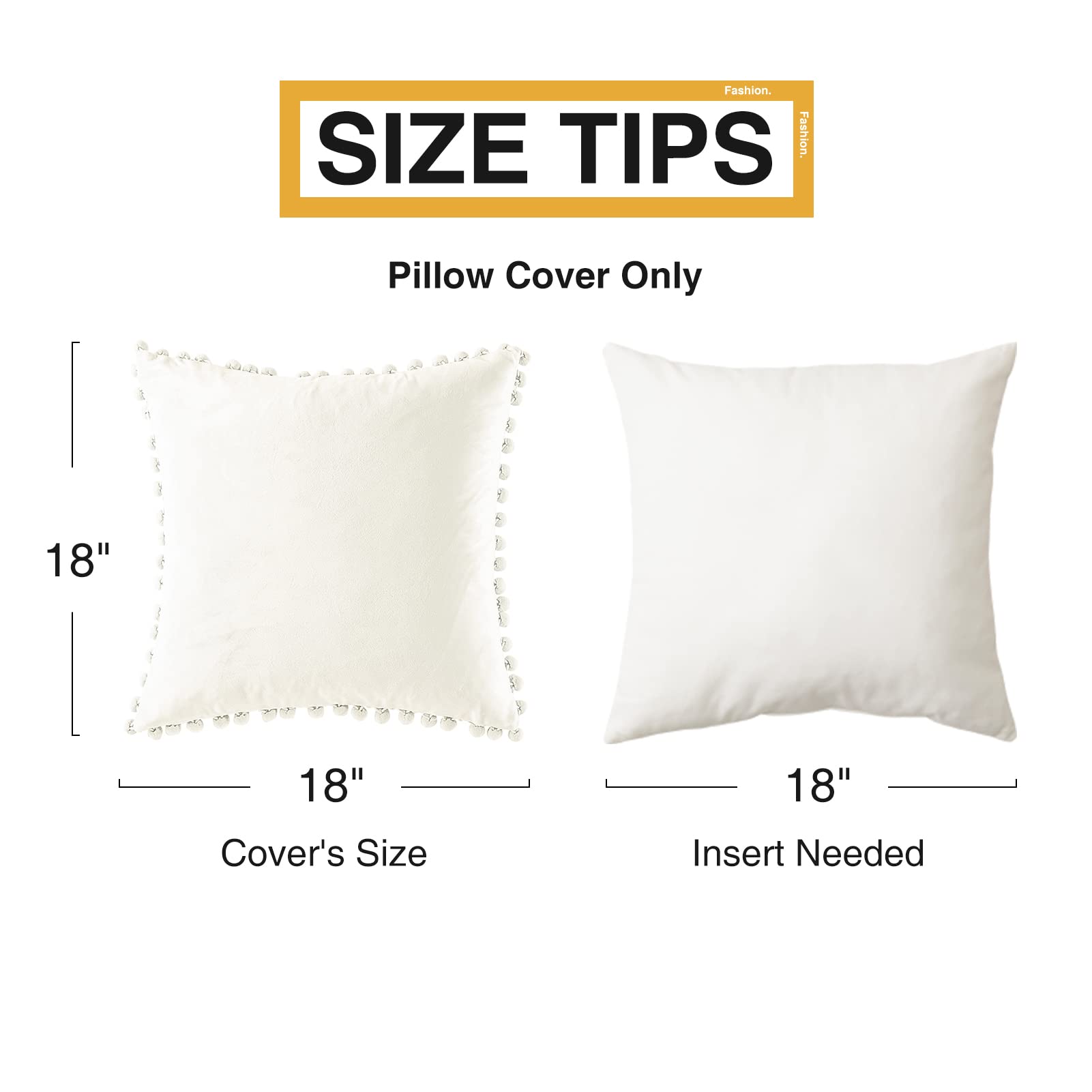 Top Finel Blush Pink Throw Pillow Covers 18x18 Inches for Couch Aesthetic Decorative Sofa Pillow Covers Set of 2 Soft Velvet Cushion Cover Pillow Cases with Pom-poms for Bedroom Livingroom Office Car