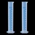 2Pack 1000ml Plastic Graduated Cylinder, Plastic Measuring Cylinder Set, 2-Sided Marking Lab Cylinders, Clear Science Measuring Cylinder for Home and School Science, Laboratory Supplies