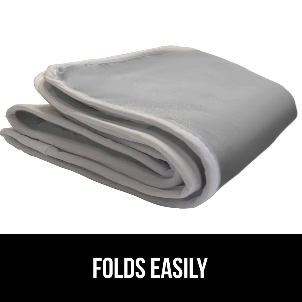 GORILLA GRIP The Original Ironing Board Cover and Pad, Silicone Coating, Thick Scorch Resistant Padding, Heavy Duty Iron Covers Standard Boards, Hook and Loop Fastener Strap, Silver, 15x54