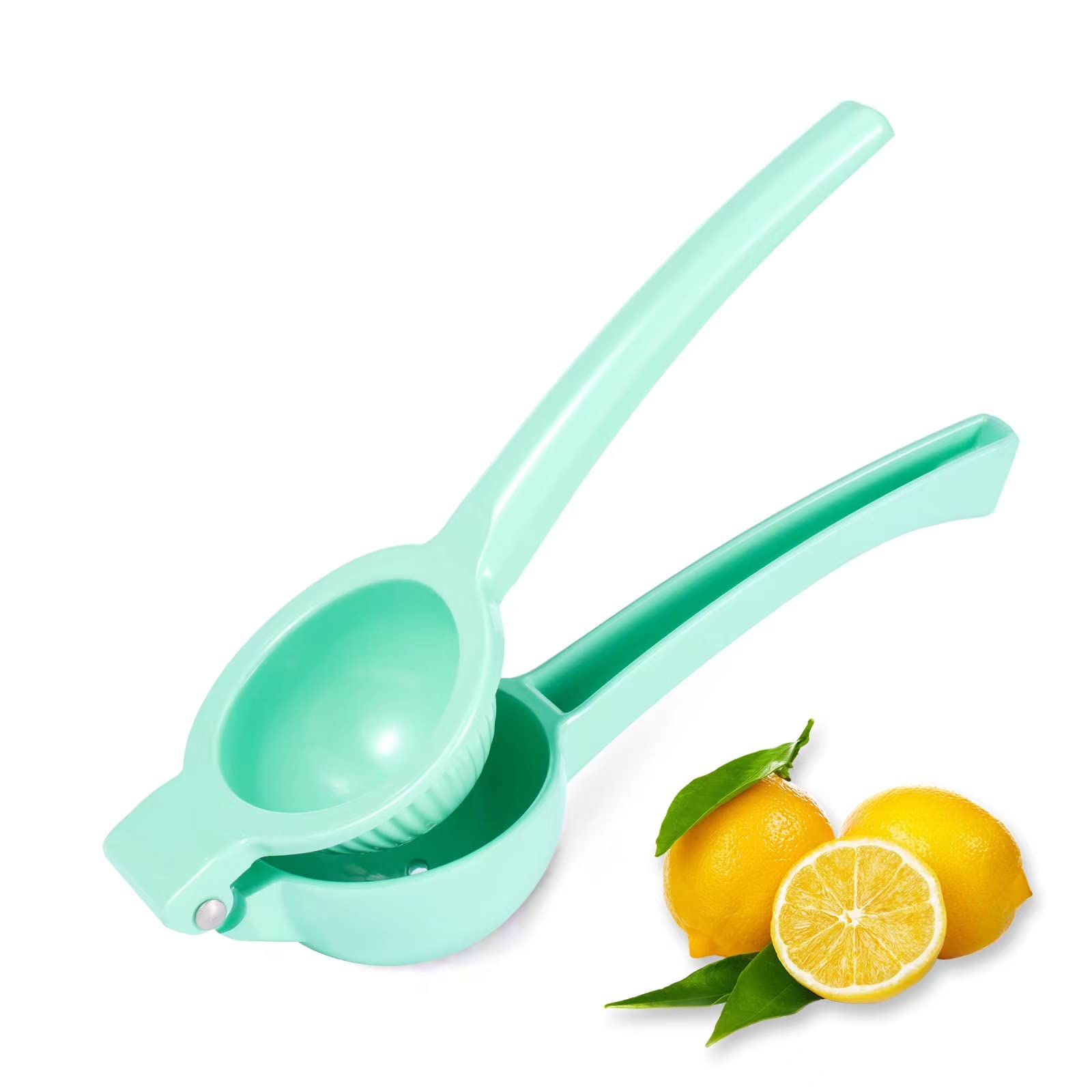 Manual Juicer Citrus Lemon Squeezer, Fruit Juicer Lime Press Metal, Professional Hand Juicer Kitchen Tool(Yellow）