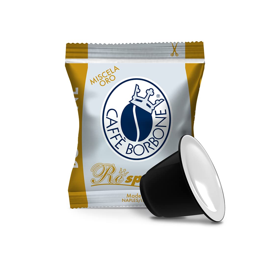 Caffè Borbone Blue Blend Nespresso Compatible Espresso Coffee Pods, 100 Count Espresso Pods