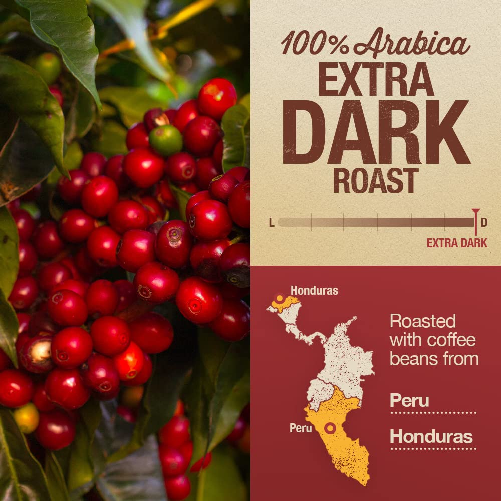 Mayorga Organic Coffee 2lb Cafe Cubano Roast - Dark Roast Whole Bean Specialty Grade Coffee, 100% Arabica, Slow Roasted, Bold and Smooth Flavor with Low Acidity - USDA Organic, Non-GMO, Kosher