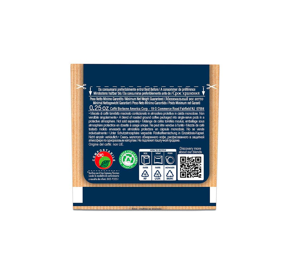 Caffè Borbone Espresso Paper Pods, Blue Blend, Balanced and Full-Bodied, Medium Roast ESE Pods, Authentic Italian Espresso - 150 Count