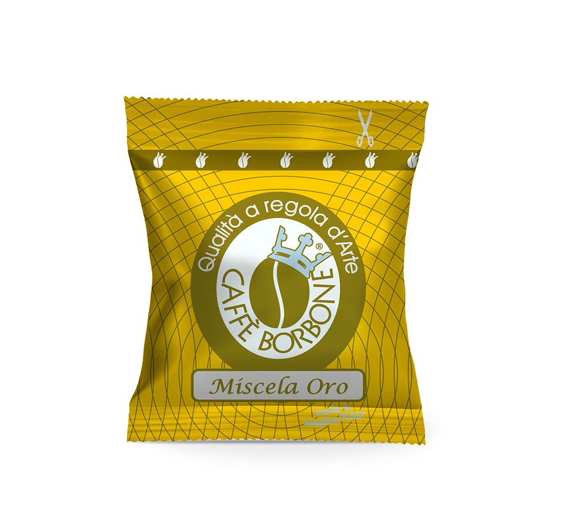 Caffè Borbone Compatible Lavazza Espresso Point 100 Coffee Pods, Blue Blend with Refined Taste, Powerful Character and Intense Aroma, Roasted and Freshly Packaged in Italy