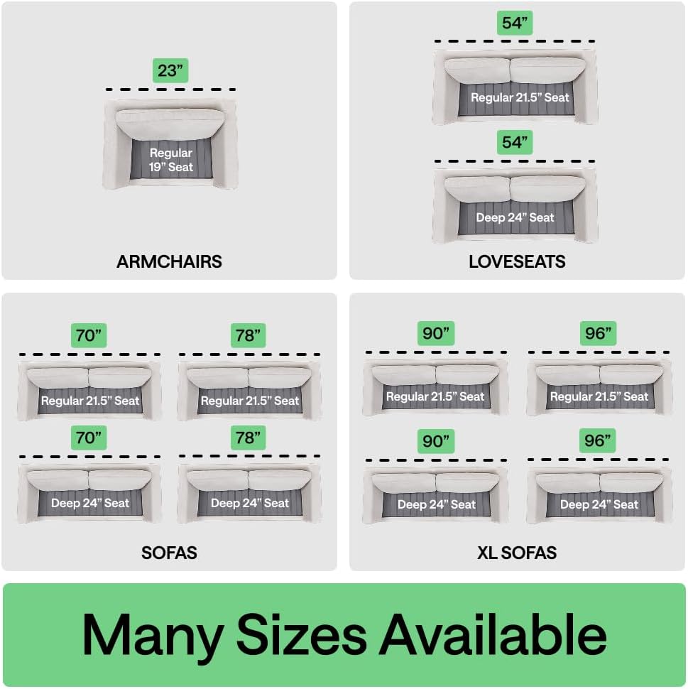 GORILLA GRIP Heavy Duty Couch Cushion Support Board to Fix Sagging Sofas, 21.5 x 70 Sofa, Thick Plywood Boards Add Strong Seat Supports, Stays in Place, Replacement Stuffing Under Couches, Grey