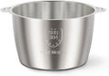 SUS 304 Stainless Steel Bowl Compatible with Ganiza GC10 & GC10-S Food Processor, 1PCS, 8Cup