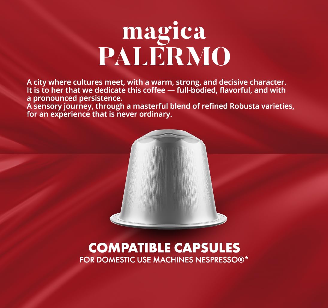 Caffè Borbone Espresso Intenso Aluminum Capsules Compatible with Nespresso Original Machines, Dark Roast, 100 Count