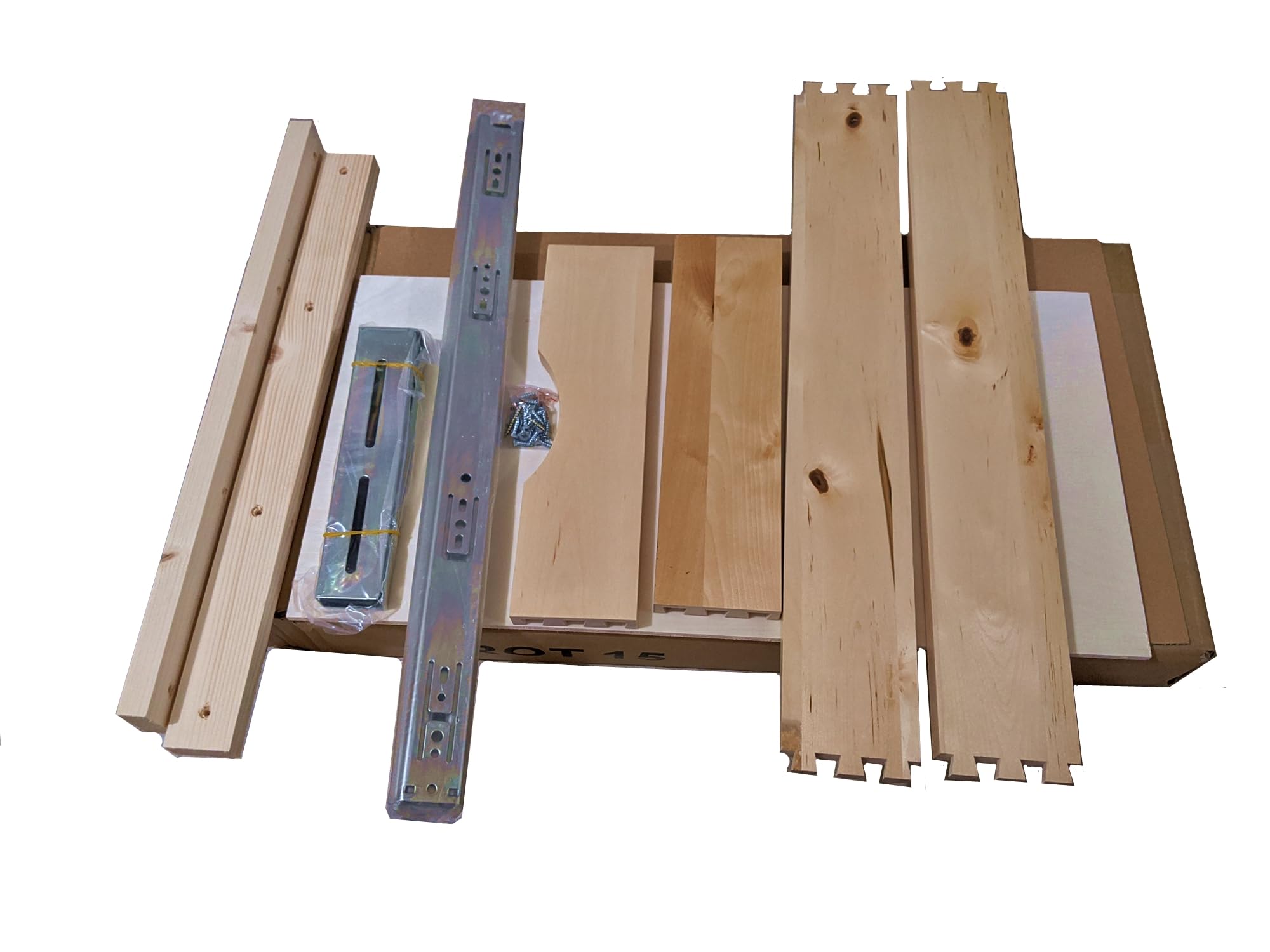 Elysian Under Desk Drawers 30" W × 21" D Add-on Drawers for Under Desk or Cabinet, Multipurpose Drawer Storage for Office Supplies, Smooth Pull Out Cabinet Organizer