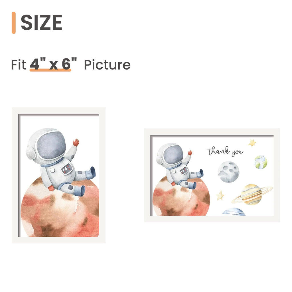 upsimples 5x7 Picture Frame Set of 3, Made of High Definition Glass for 5 x 7 Black Frames, Wall and Tabletop Display Thin Border Photo Frame for Home Décor