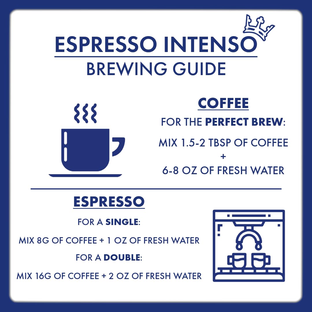 Caffè Borbone Crema Superiore Whole Bean Coffee, Arabica and Robusta Blend, Medium Roast, 2.2 lb Bag (Pack of 1)