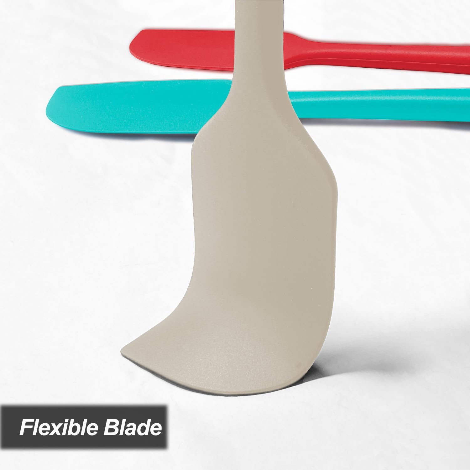Silicone Spatulas and Scraper Bundle, High Heat Resistant,Great for Baking Cooking