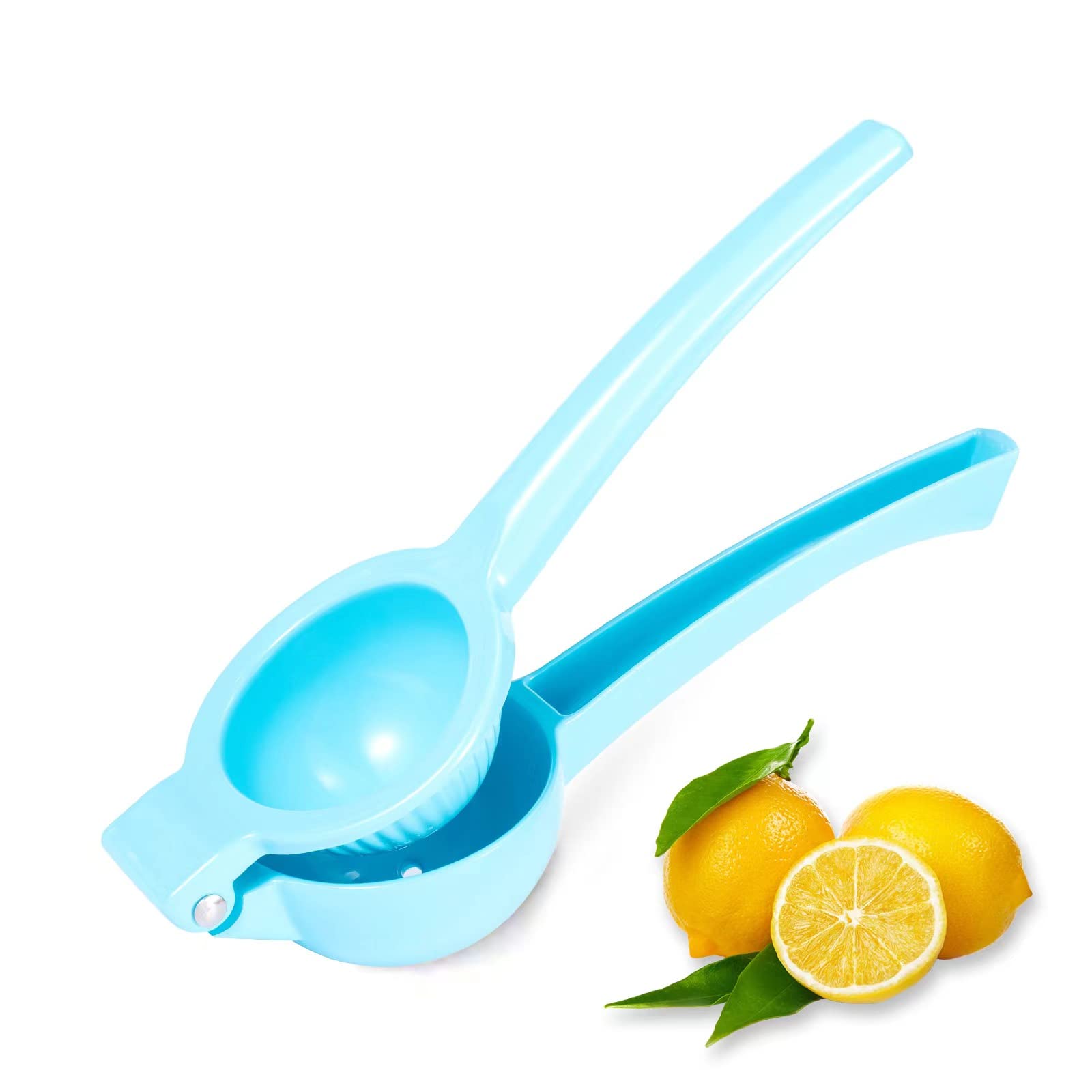 Manual Juicer Citrus Lemon Squeezer, Fruit Juicer Lime Press Metal, Professional Hand Juicer Kitchen Tool(Yellow）
