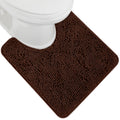 GORILLA GRIP Bath Rug Mat, Thick Soft Absorbent Chenille, Quick Dry Microfiber Mats, Rubber Backing Washable Shower Floor Rugs, US Designed Bathroom Bathmat Home Decor Accessories, 24x17, Grey