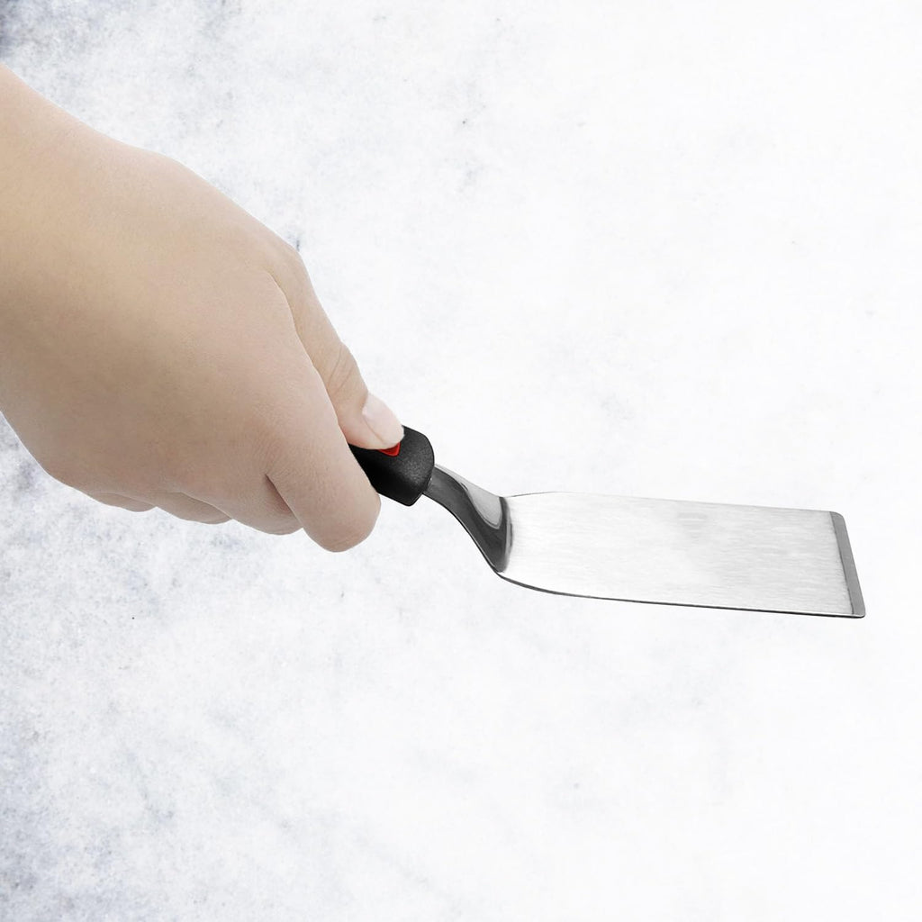 Professional Mini-Brownes Spatula, Stainless Steel Cutter and Serve Turner for Serving, Flipping or Cooking, Ideal for Serving, Tiramisu, Cakes, Lasagna or Cookie, Solid