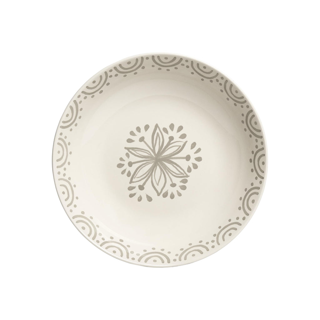 Sango Siterra Painter's Palette 16-Piece Stoneware Dinnerware Set - Service for 4, Ceramic Plates and Bowls Sets, Chip Resistant, Rustic Dishware, Microwave & Dishwasher Safe Kitchen Dishes
