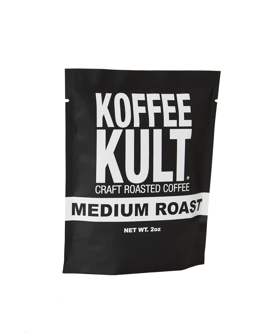Koffee Kult Medium Roast Whole Bean Coffee - Premium Arabica Coffee Beans for Caffeine Enjoyers Seeking Bold, Rich Flavor and Aroma in Every Cup - Perfect for Brewing Enthusiasts (Whole Bean, 2oz)