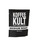Koffee Kult Medium Roast Whole Bean Coffee - Premium Arabica Coffee Beans for Caffeine Enjoyers Seeking Bold, Rich Flavor and Aroma in Every Cup - Perfect for Brewing Enthusiasts (Whole Bean, 2oz)